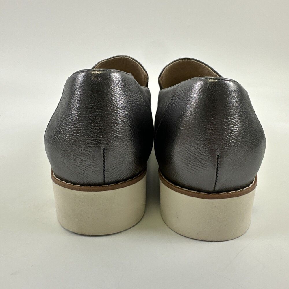 Vionic Kensley Loafer Pewter Metallic Leather Slip On Comfort Lightweight 9.5 W - Picture 6 of 13
